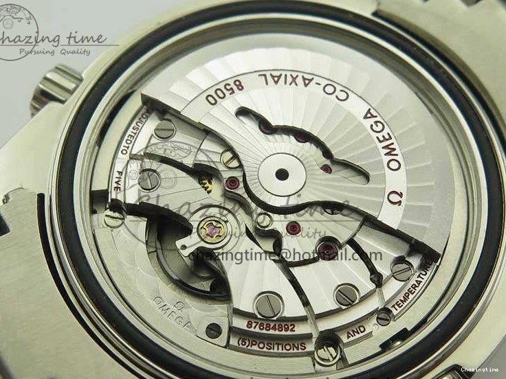 0423 Sleek Planet Ocean Professional Ceramic Bezel 42mm 1:1 MK Best Edition Silver Markers On SS Bracelet A 8085